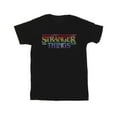 thumbnail image 1 of Netflix Mens Stranger Things Rainbow Dot Logo T-Shirt, 1 of 3
