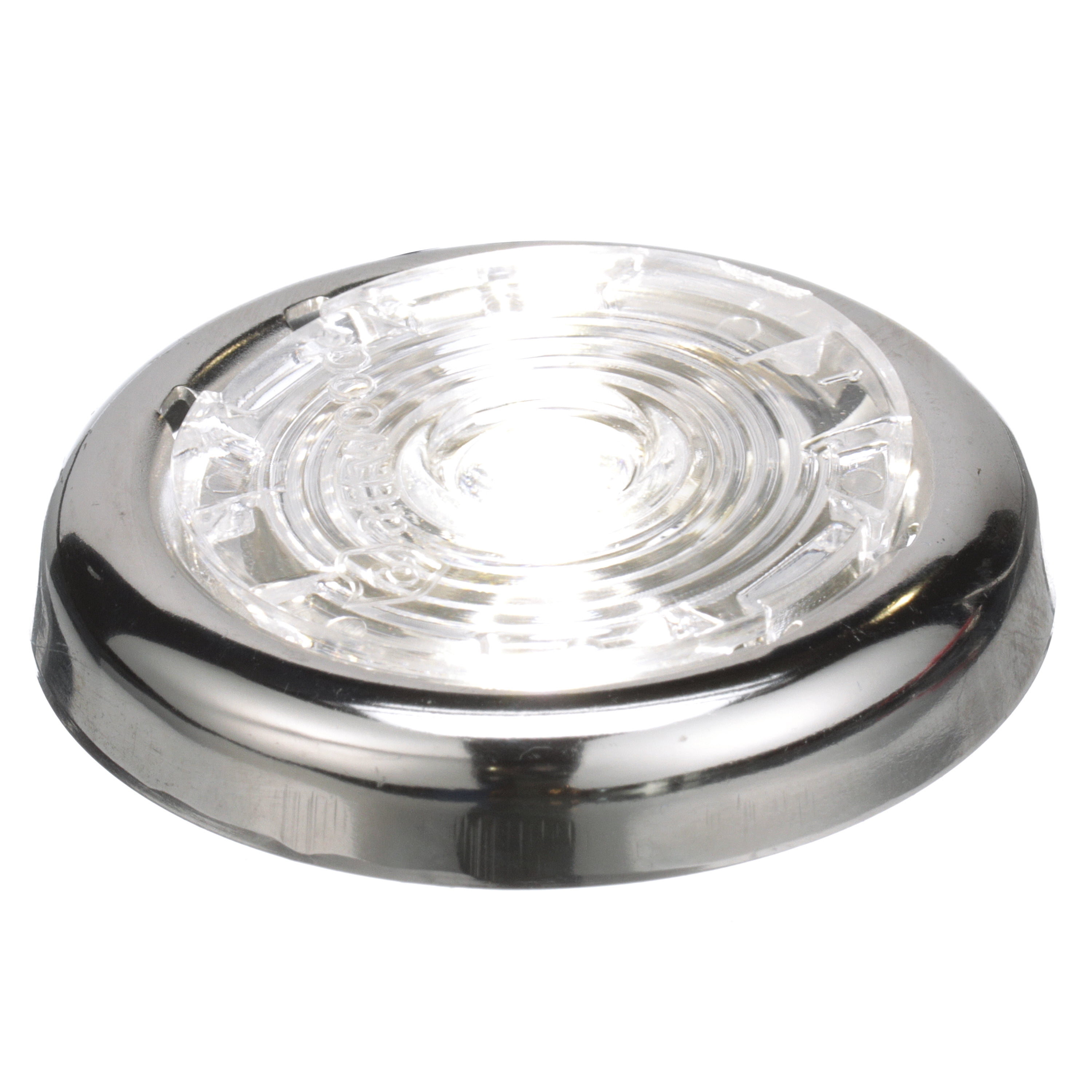 Attwood 1.5" Round LED Stainless Steel Courtesy Light, White