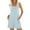 A-Light Blue, variant on Wyobmus Rompers for Women Summer Casual Sleeveless Side Tie Jumpsuit Elastic Waist Short Overalls With Pockets Loose Beach Vacation Clothes S-2X B-Pink