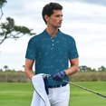 thumbnail image 3 of Polo Shirts for Men, Math Print blue Cuteness Casual Mens Polo Shirts Short Sleeve Button Down Classic Mens Golf Polo Shirts, 3 of 7
