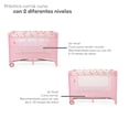 thumbnail image 3 of Cuna Corral Plegable con Cambiador y Dos Niveles D´Bebe - Rosa, 3 of 7