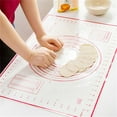 thumbnail image 3 of Yesbay Non-Stick Silicone Baking Dough Pad Sheet Rolling Pastry Liner Mat Bakeware,Dough Pad, 3 of 8