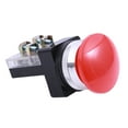 thumbnail image 5 of Red Green AC 250V 6A DPST Momentary Mushroom Button Switch, 5 of 8