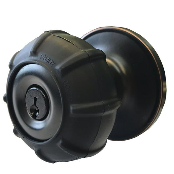 ENJOY COVER 4 Pack Silicone Door knob Grips Maximum Grip Nonslip Arthritis & Senior Living Aids Grippy Easy Open Fits All Universal