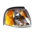 thumbnail image 4 of For Mazda B2500 2001 Turn Signal/Corner Light Driver And Passenger Side | Pair | Front | Lens And Housing | Amber/Clear Lens | Corner Of Fender | Chrome Housing | Replacement For MA2520119, MA2521119, 4 of 6