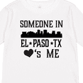 thumbnail image 4 of Inktastic El Paso Texas Someone Loves Me Skyline Boys or Girls Long Sleeve Toddler T-Shirt, 4 of 5
