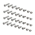 thumbnail image 3 of Fdit Vis Croisées en Acier Inoxydable, Vis de Tête de Poêle, Boulons, 200 Pcs Vis de Tête de Poêle M3 Acier Inoxydable 304 Kit d'Assortiment de Vis et Boulons, 3 of 8