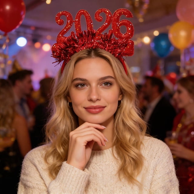 Bandeau Scintillant pour Filles Accessoire de Fête Célébration Festive