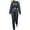 Grey, variant on Womens Ski Suit Clearance Women's Winter Ski Onesie Outdoor Sports Snowsuit Removable Collar Coat Onesie Jumpsuits for Women Dressy One Piece Jumpsuit White