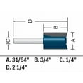 thumbnail image 4 of Bosch 31/64In X 3/4In Carbide Tipped Plywood Mortising Router Bit, 4 of 4