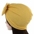 thumbnail image 5 of Uooqdmx Hair Turbans for Women, Cotton Turbans for Women, Cancer Care Gifts for Women, Head Turbans for Women, African Turbans for Women, Yellow One Size, 5 of 9