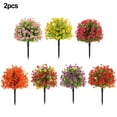 thumbnail image 3 of 2 Pack 24 Inch Artificial Boxwood Topiary Ball Trees for Indoor Outdoor Decor, 3 of 5