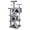 Light Grey, variant on DEXS 54 in Cat Tree Cat Tower for Indoor Cats Plush Cat Condo Multi-Level Cat Furniture with Scratching Post, Jumping Platform Cat Play House Activity Center,Light Grey