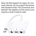 thumbnail image 2 of External Usb-c Sound Card 3in1 Type-c To 3.5mm Audio Earphone Interface Adapter_High-quality, 2 of 5