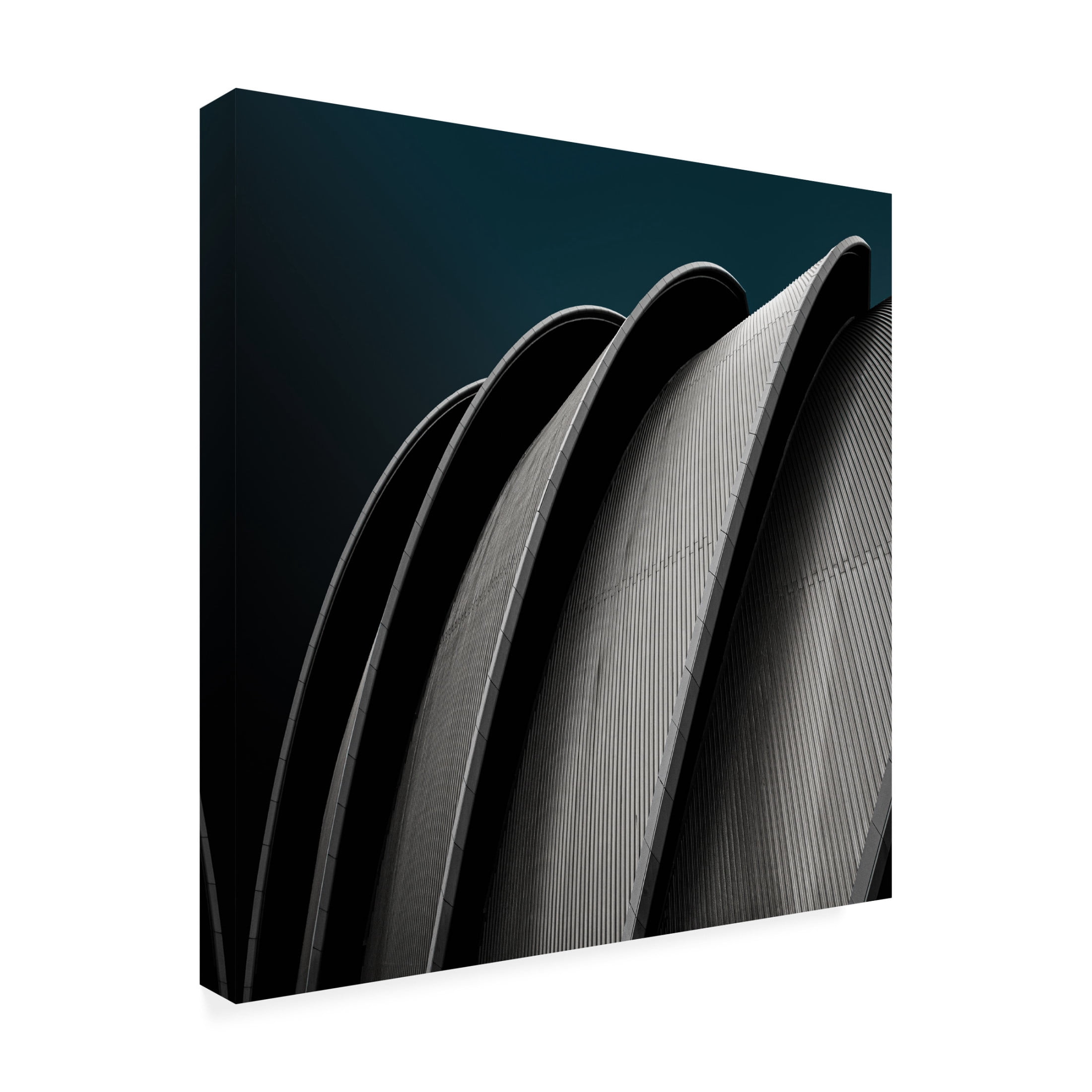 Canvas Wall Art - Inge Schuster 'Glasgow Building' Wall Art for Living Room, Bedroom, or Office D?cor by Trademark Fine Art - 24 x 24 Inches