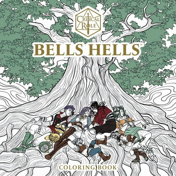 Critical Role: Bells Hells Coloring Book, (Paperback)