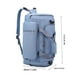 thumbnail image 3 of Mochila de viaje multifuncional de gran capacidad | Poliéster impermeable ligero | Compartimentos de separación en seco y húmedo | 51x26x28cm | Blanco, Gris, Verde, Rosa, Morado, Azul | Gimnasio, 3 of 6
