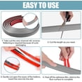 thumbnail image 6 of Floor Cord Cover Self Adhesive Cord Hider, 10FT Cable Management Extension Cord Protector for Wires, Prevent Cable Trips for Offices & Gyms, Gray Wood – 1″ W x 0.5″ H, 6 of 8