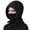 Black, variant on Bomber Hats CQXIDFH 2-in-1 Hat & Scarf, Windproof Cold Resistant Warm Headwear for Outdoor Daily Use, Beanie Hat (Coffee, One Size)