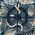 thumbnail image 2 of Grey, Jace 15x15 Gold Ornate Wood Framed with Double Matting Museum Art Print Titled - Steering Wheel Blue, 2 of 4