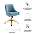 thumbnail image 6 of Discern Performance Velvet Office Chair, 6 of 7