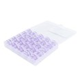 thumbnail image 2 of Laklulu 25 bobinas para máquina de coser, bobina de bordado multifuncional de plástico morado con caja de almacenamiento para máquina de coser Baifu, 2 of 6