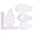 thumbnail image 3 of Lightweight Curve Ruler, L Shape Ruler, Easy To Store Clothing Designed Experienced Knitters Knitting Lovers Crochet Beginners Travel For Home, 3 of 8