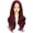 Wine Red, variant on Long Red Wig for Women 26 Inch Wavy Synthetic Wig Wave Middle Part Heat Resistant Looking Red Curly Wig for Daily Use Halloween