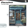 thumbnail image 4 of Stupell Industries Eclectic Book Shop Facade Black Framed Giclee Art, 11 x 14, by LSR Design Studio, 4 of 8
