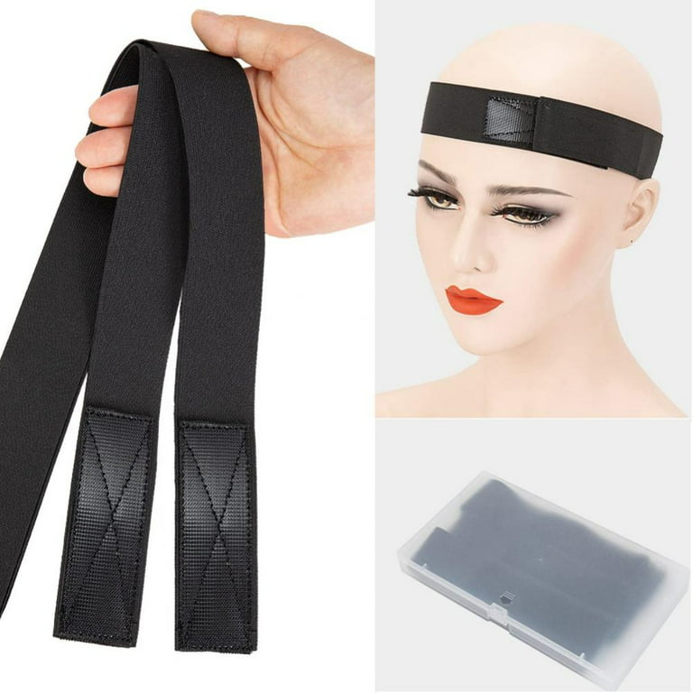 Adjustable Elastic Band For Wigs Removable Elastic Belt For Glueless Wigs  Stretchy Wig Band With Adjustable Buckle And 2 Hooks - AliExpress