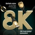 thumbnail image 2 of ELG 8K HDMI 2.1 Cable 6.6 ft Ultra High Speed 48 Gbps eARC VRR Ethernet Gold-Plated, 2 of 12