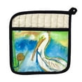thumbnail image 1 of Betsy Drake PT047 White Pelican Pot Holder, 1 of 1
