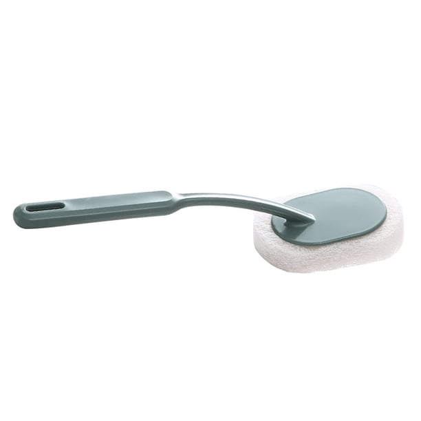 Advancent Gran oferta, 1 pieza, cepillo de esponja, mango largo, herramienta de de baño, fregador de fregadero de cocina para olla, Suministros de limpieza para el hogar Gris