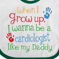 thumbnail image 4 of Inktastic Cardiologist Like Daddy Boys or Girls Baby Bib, 4 of 4