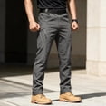 thumbnail image 2 of Meltox Men's Softshell Snow Ski Pants Waterproof Windproof Insulated Cargo Winter Gray S, 2 of 8