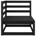 thumbnail image 2 of vidaXL 3 Piece Garden Lounge Set Black Solid Pinewood, 2 of 5