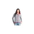 thumbnail image 1 of Aeropostale - Chaqueta de forro polar con cremallera completa para mujer, gris, pequeña, 1 of 2