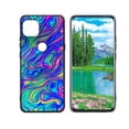 thumbnail image 1 of Compatible with Moto One 5G Ace Phone Case, Psychedelic-Trippy-Visuals-Colors-10 Case Silicone Protective for Teen Girl Boy Case for Moto One 5G Ace, 1 of 1