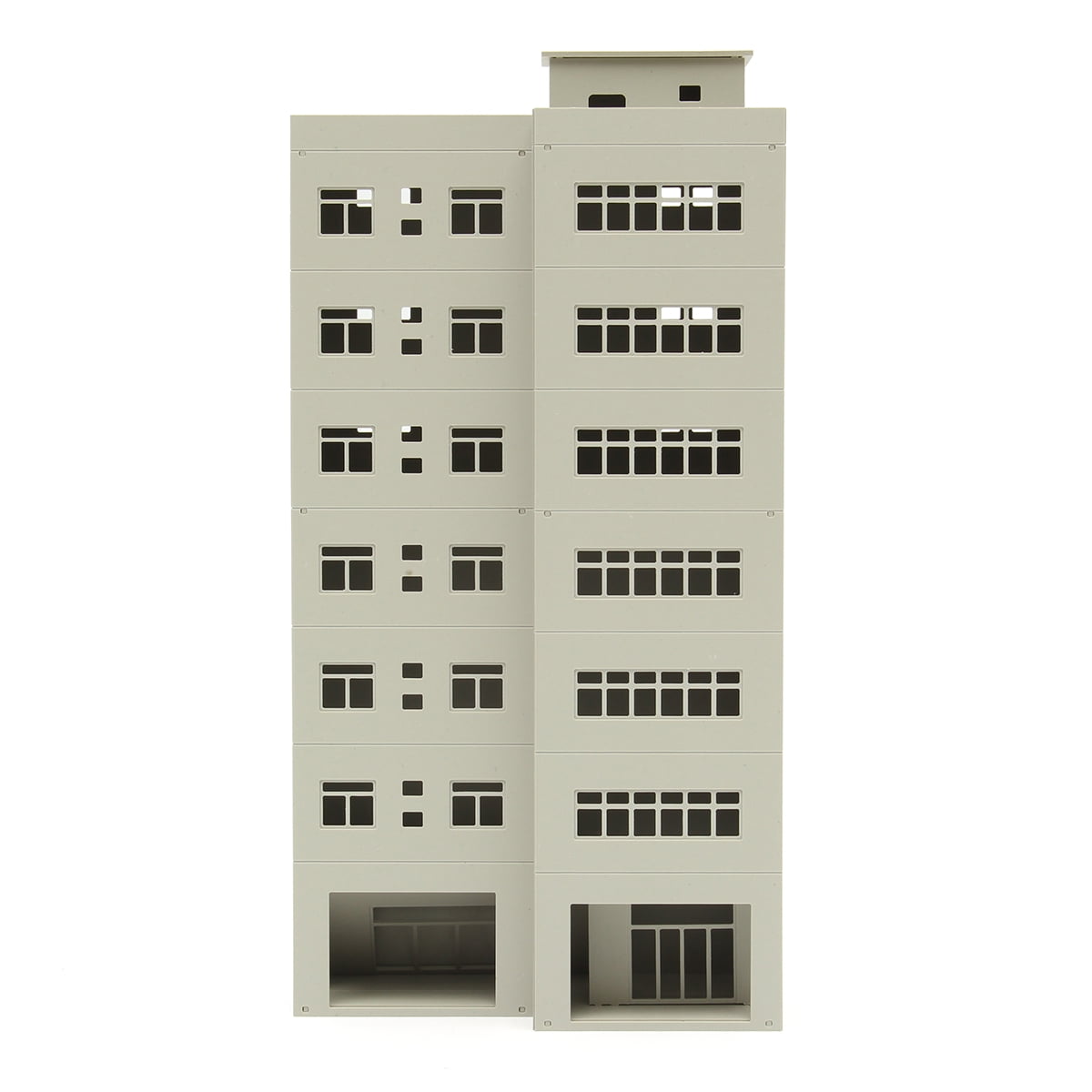 The CityBuilder O Gauge 187 Scale Apartment Building Cardboard Model