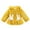 Yellow, variant on IROINNID Toddler Girls Solid Color Thicken Plush Cute Flowers Rabbit Ears Winter Hoodie Thick Coat Cloak