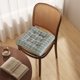 thumbnail image 4 of Cojín cuadrado de felpa con respaldo | Almohadilla para silla de oficina, comedor o escritorio | Agarre de silicona antideslizante, 4 of 6