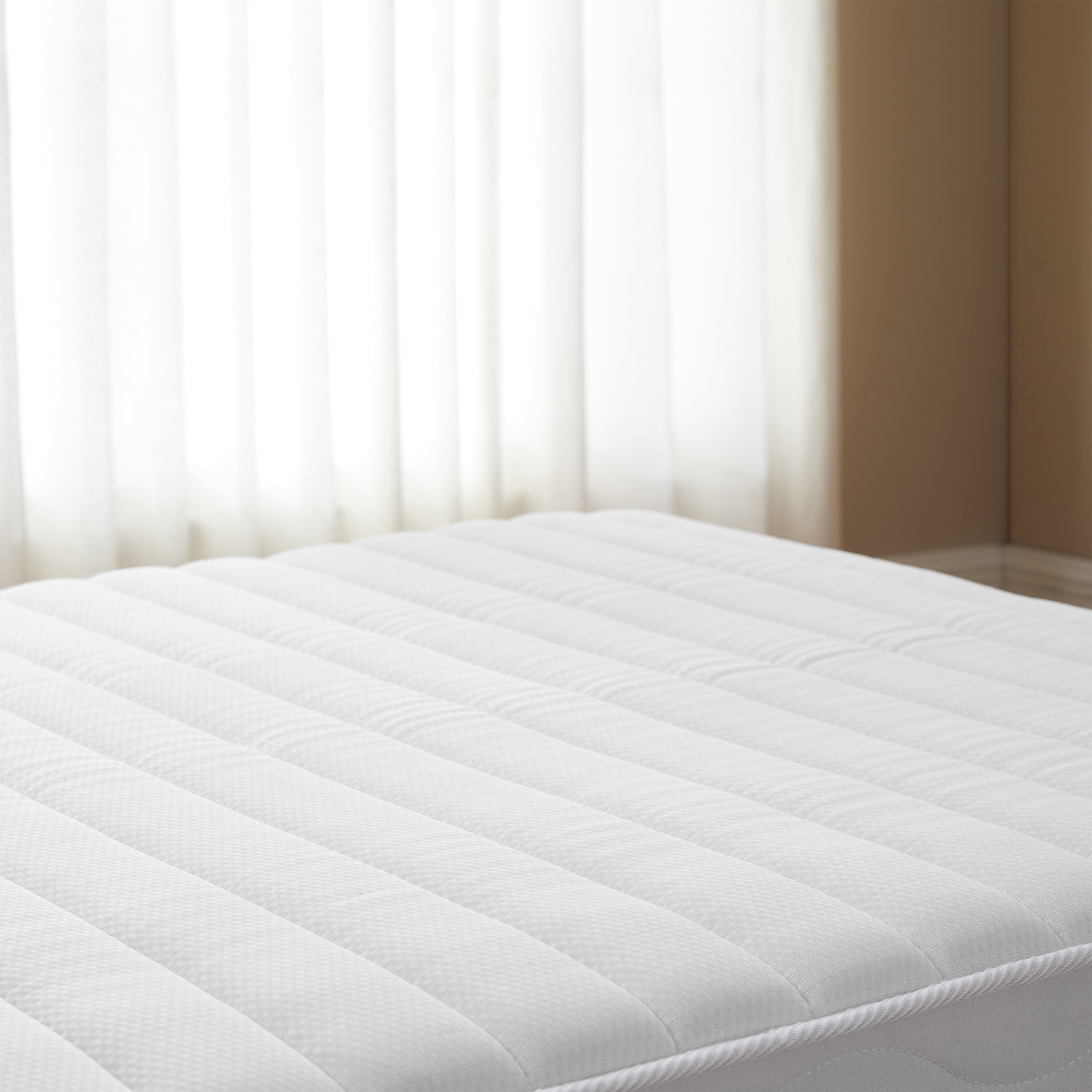Full Size Innerspring Mattresses, 6-Inch Medium Firmness Bonnell Spring Mattress,Even Support & Lasting Comfort for Balanced Sleep.Full size., White Memory Foam Mattresses,Bedroom Mattresses