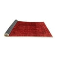 thumbnail image 2 of Ahgly Company Indoor Square Abstract Orange Modern Area Rugs, 4' Square, 2 of 4