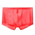 thumbnail image 2 of zeranth Men Boxers Breathable Elastic Mesh Low Waist Ice Silk Cooling Anti-septic See-through Men Panties Men Underwear, 2 of 7