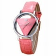 thumbnail image 1 of Mens Womens Unique Hollowed-out Triangular Dial Black Fashion Watch PK, 1 of 3