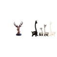 thumbnail image 1 of Figura Decorativa De Cabeza De Jirafa Y Ciervo, De Resina Y Cerámica. Estatua De Animal. Pieza Central Creativa Para Decoración Del Hogar, Ideal Para Mesita De Noche, Escritorio, Oficina,, 1 of 8