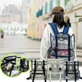 thumbnail image 1 of Clear Backpack for School & Security - Water-Resistant PVC with Reinforced Straps & Front Pocket for Sports Events, 1 of 6