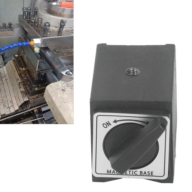 Indicador de dial Digital Soporte Magnético, Interruptor de Metal V Diseño de Forma Amplia Aplicacia Aplicacia Magnética Magnética Camino Compáctoo de Carga de 33 LB PARA