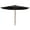 Black, variant on vidaXL Garden Parasol Umbrella Sunshade Sun Shelter Outdoor Bamboo and Wood