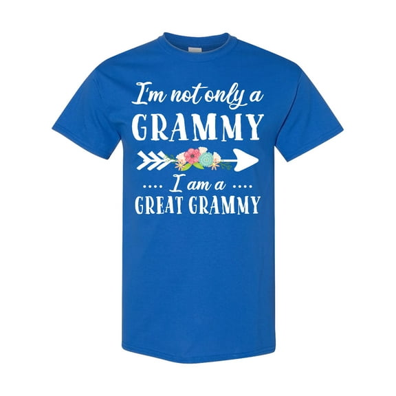 Inktastic I'm Not Only a Grammy I'm a Great Grammy with Flowers T-Shirt